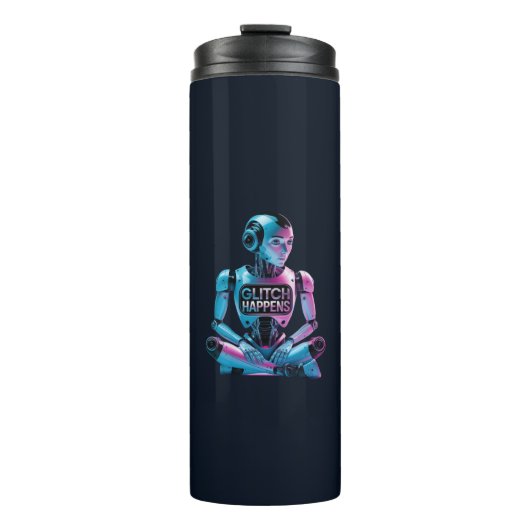 ❤️GLITCH GEBEURT! Grappige AI Chatbot Companion Me Thermosbeker (Voorkant)