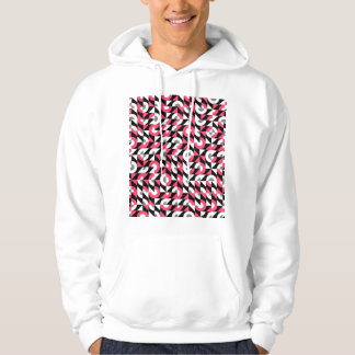 glitch: geometrisch Abstract patroon Hoodie
