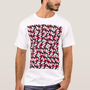 glitch: geometrisch Abstract patroon T-shirt