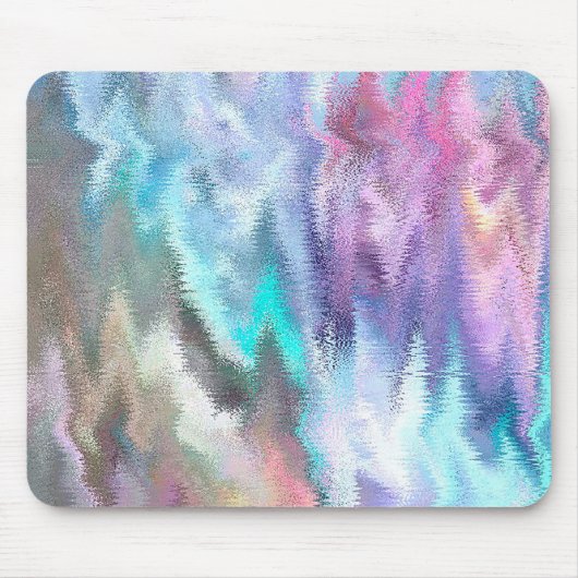 Glitch Pastels trillen Muismat (Voorkant)