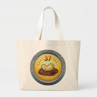 Glitch: prestatie johnny anyseed grote tote bag