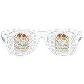 Glitch Retro Zonnebril (Voorkant)