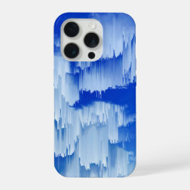 Glitch Sunset Landscape Decor iPhone 15 Pro Hoesje