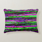 Glitch tech abstract pattern accent kussen (Voorkant)