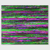 Glitch tech abstract pattern cadeaupapier (Vlak)