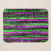 Glitch tech abstract pattern sherpa deken (Voorkant (horizontaal))