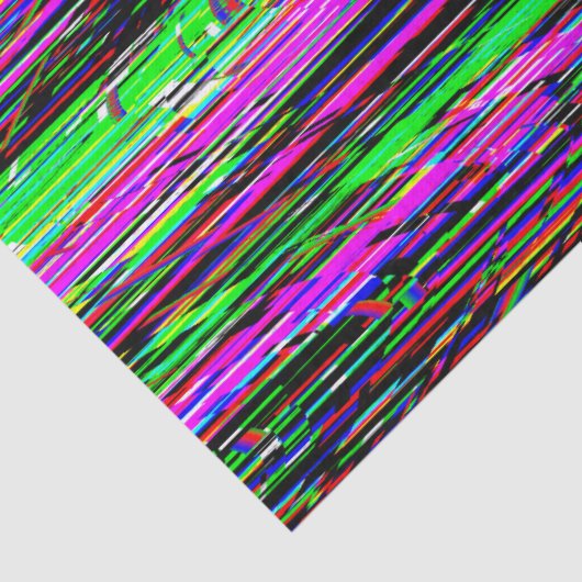Glitch tech abstract pattern tissuepapier (Detail)
