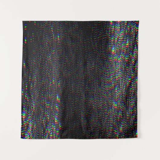 Glitch textuur op testscherm. wandkleed (Voorkant (horizontaal))