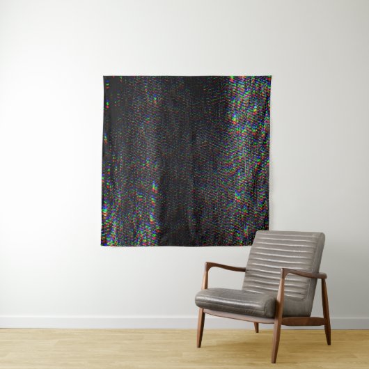 Glitch textuur op testscherm. wandkleed (In Situ (horizontaal))