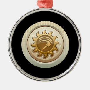 Glitch: voltooiings eerst mab embleem metalen ornament