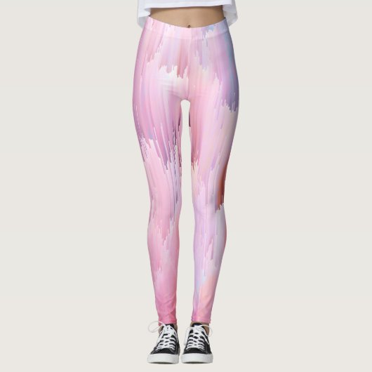 Glitches van de pastelkleur leggings (Voorkant)