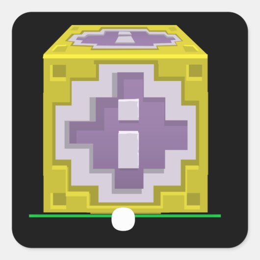 Glitsmeubelen in grote mate geschikt voor img quoi vierkante sticker (Voorkant)