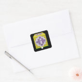 Glitsmeubelen in grote mate geschikt voor img quoi vierkante sticker (Envelop)