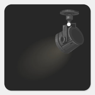 Glitsmeubelkoplamp plafondlicht vierkante sticker