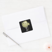 Glitsmeubellamp met blaasmand vierkante sticker (Envelop)