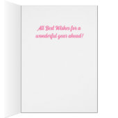 Glitsy! Carte d'anniversaire personnalisée pour 16 (Intérieur (Droit))