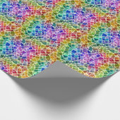 Glitter Abstracte geometrische octagon Cadeaupapier (Hoek)