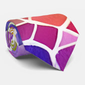 Glitter Abstracte geometrische octagon Stropdas (Opgerold)