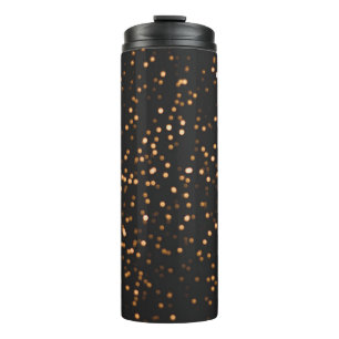Glitter achtergrond gouden textuur thermosbeker