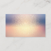 Glitter Achtergrond | Rode Nagellak Fles Visitekaartje (Achterkant)