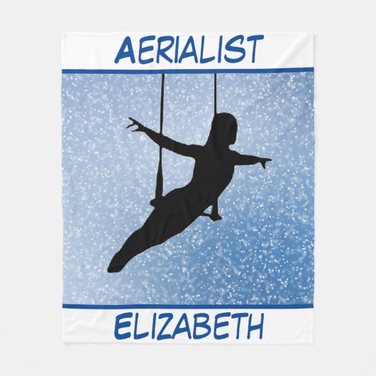 Glitter Aerialist Fleece Deken (Voorkant)