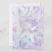 Glitter Afstudeerder Pet, Silver Drivers, Opal Hol Kaart (Achterkant)