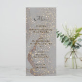 Glitter Alcohol Ink Chic Plat Menu (Staand voorkant)