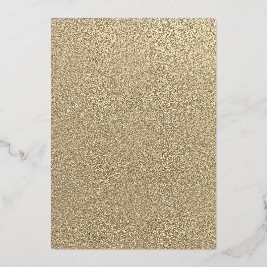 Glitter Amethyst 100e verjaardag F Folie Uitnodiging (Achterkant)