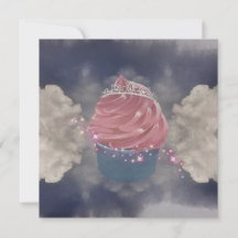Glitter and Pink Cupcake Princes Sparkle Tiara