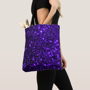 Glitter Background - Deep Paars Draagtas