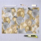 Glitter Balloons Gold en Silver Birthday Tissuepapier (Craft)