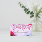 Glitter Balloons Occasions Events Planner Party Visitekaartje (Staand voorkant)