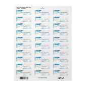 *~*Glitter Beach Ocean Gold Nautical CORAL Etiket (Full Sheet)