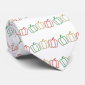 Glitter Bell Peppers Stropdas (Opgerold)