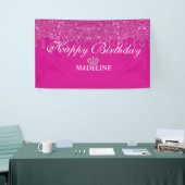 Glitter Birthday Bann Spandoek (Beurs)