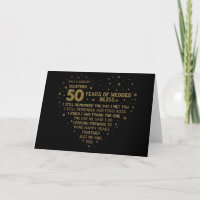 Glitter Black en Gold 50 jaar Jubileum