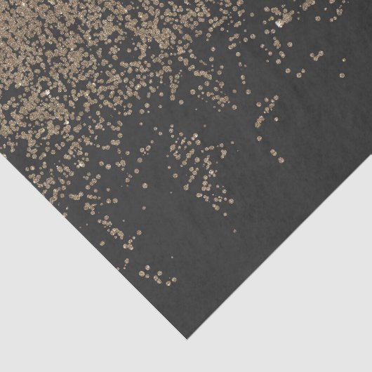 Glitter Black Ombre Tissuepapier (Detail)