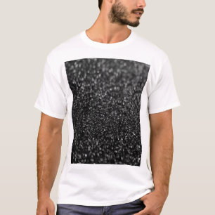 Glitter Black Shiny T-shirt