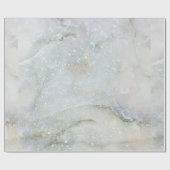 Glitter blauw marmer inpakpapier (Vlak)