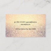 Glitter Blend Shimmer Achtergrond Visitekaartje (Achterkant)