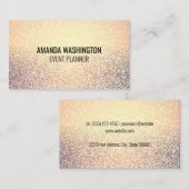 Glitter Blend Shimmer Achtergrond Visitekaartje (Voorkant / Achterkant)