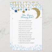 Glitter blue moon Waterverf die mama het beste ken (Voorkant / Achterkant)