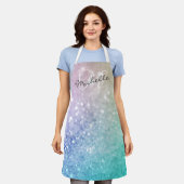 Glitter Bokeh Glamoureuze Elegant Schort (Gedragen)