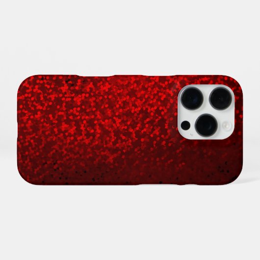 Glitter bokeh sparkle print iPhone hoesje (Achterkant horizontaal)