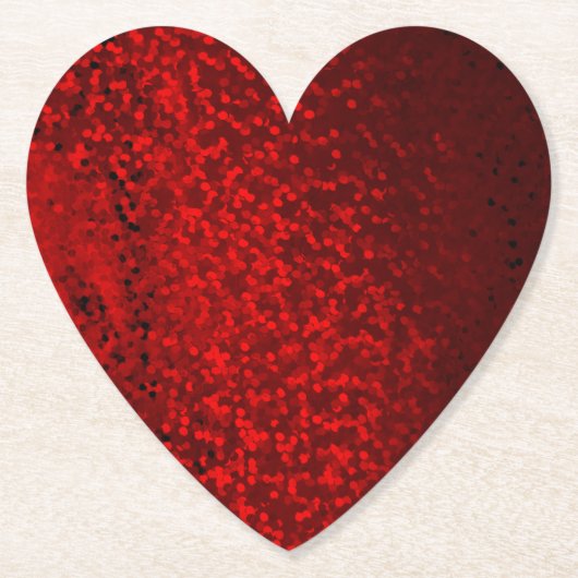 Glitter bokeh sparkle print kartonnen onderzetters (Voorkant)