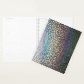 Glitter bokeh sparkle print planner (Display)