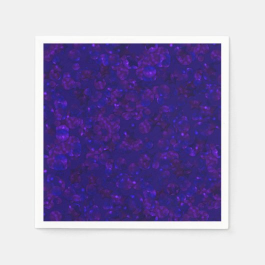 Glitter bokeh sparkle print servet (Voorkant)