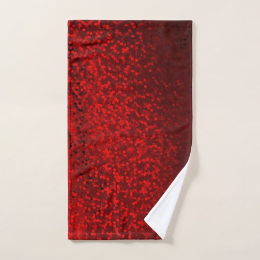 Glitter bokeh sparping print bad handdoekset bad handdoek (Handdoek)