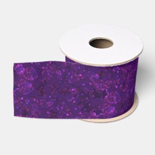 Glitter bokeh sprankel print grosgrain lint