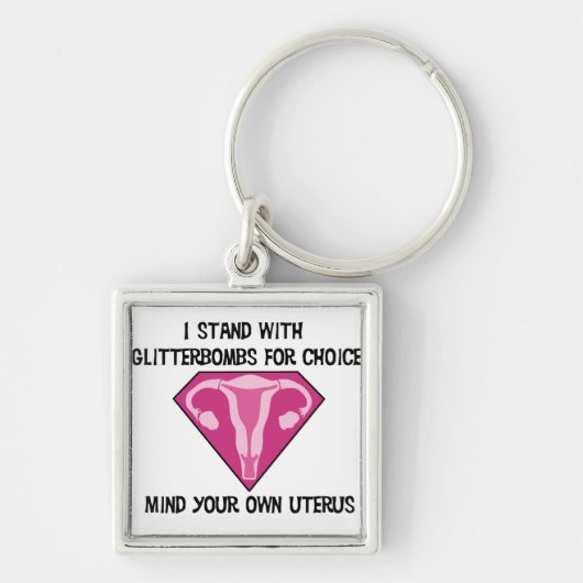 Glitter Bombs voor Choice Keychaim Sleutelhanger (Voorkant)